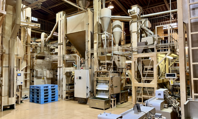 Some of the machinery used to sort and refine the tea before being send to grinding or blending.